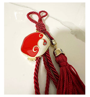 Mini Good Luck RED Gouri  Charm / Pomegranate