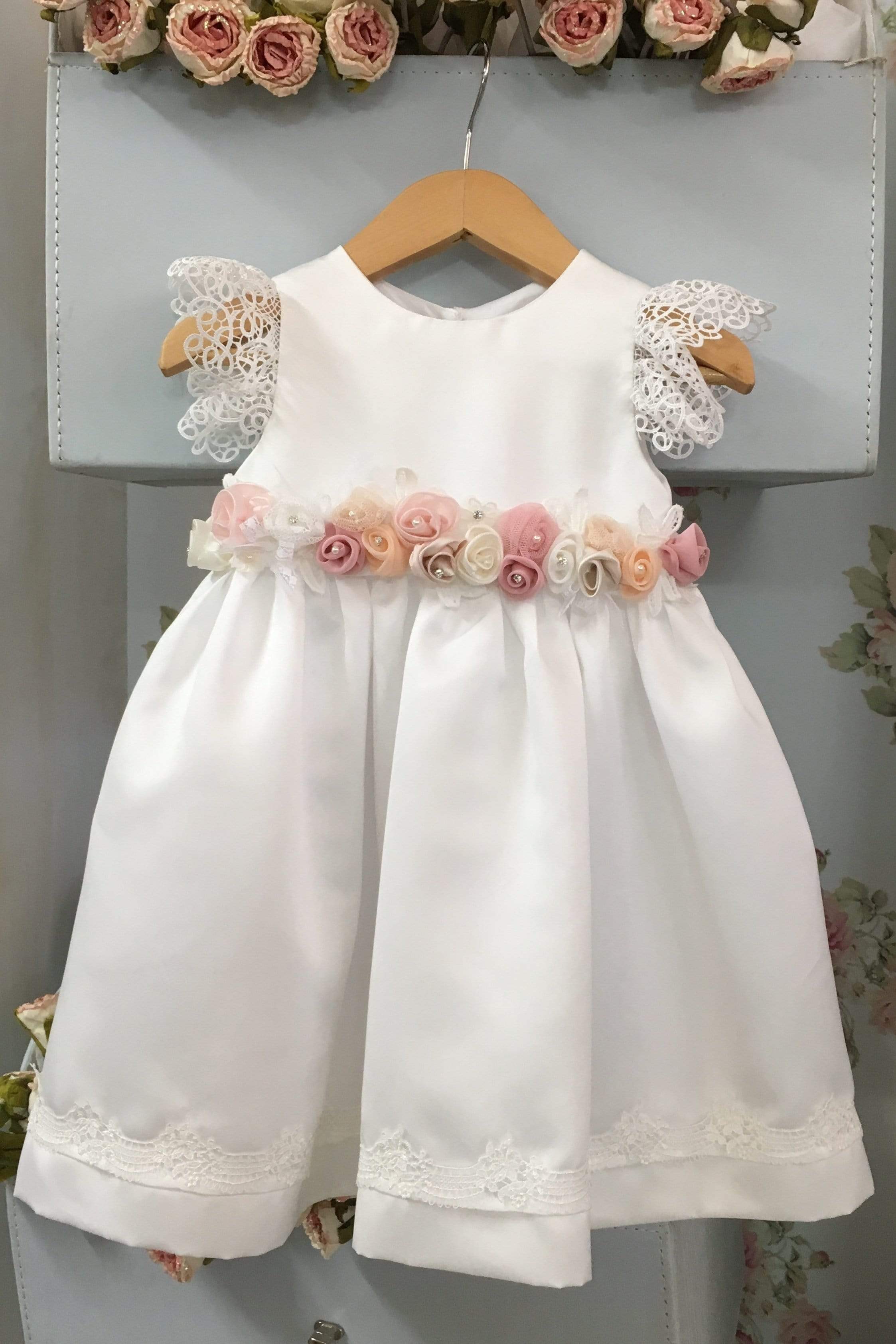 1812-  Floral Dream Baptism / Christening Dress &  Set
