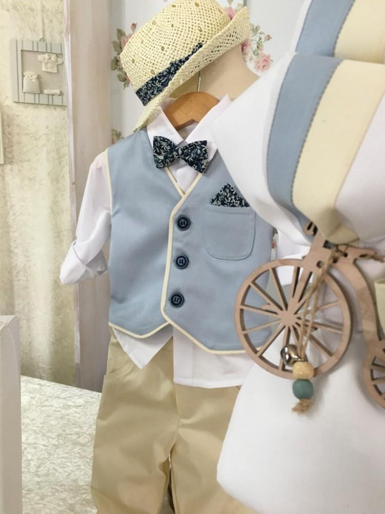 1864- Little Bicycle Baptism / Christening Outfit