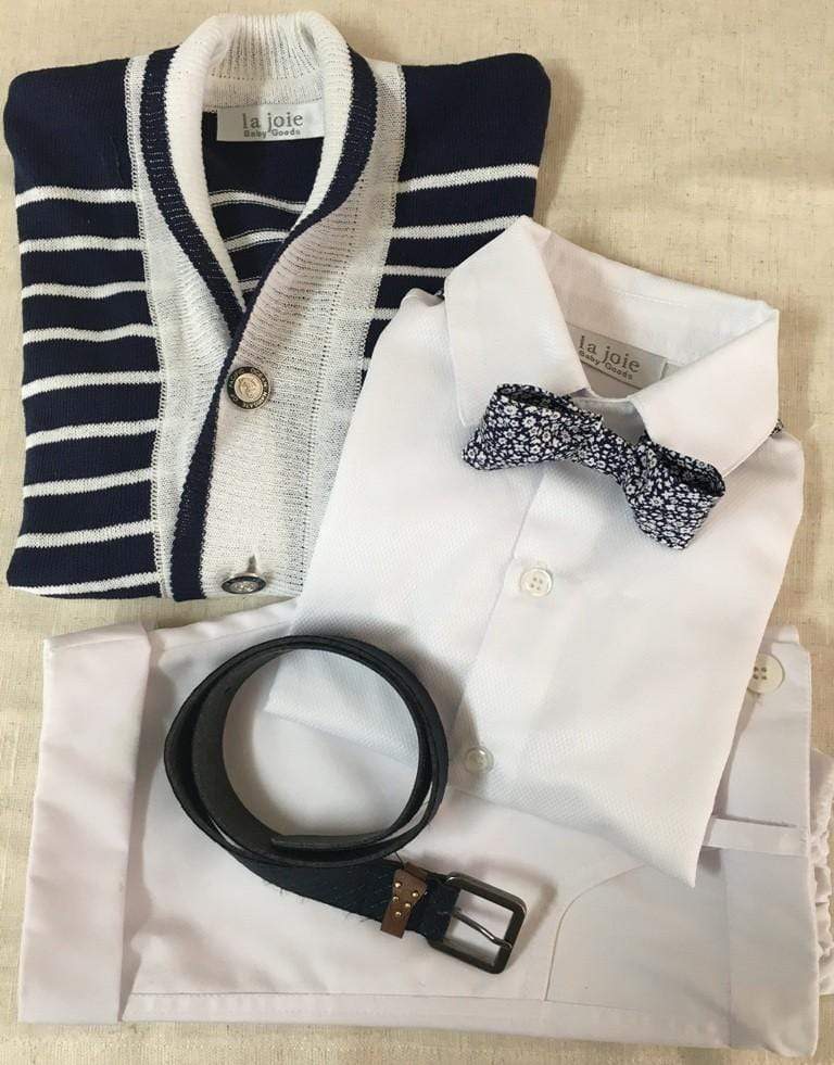 1868- White Summer Navy Outfit
