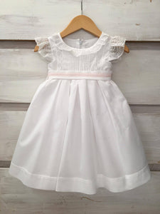 1908-Simply Sweet Cotton Baptism / Christening Dress