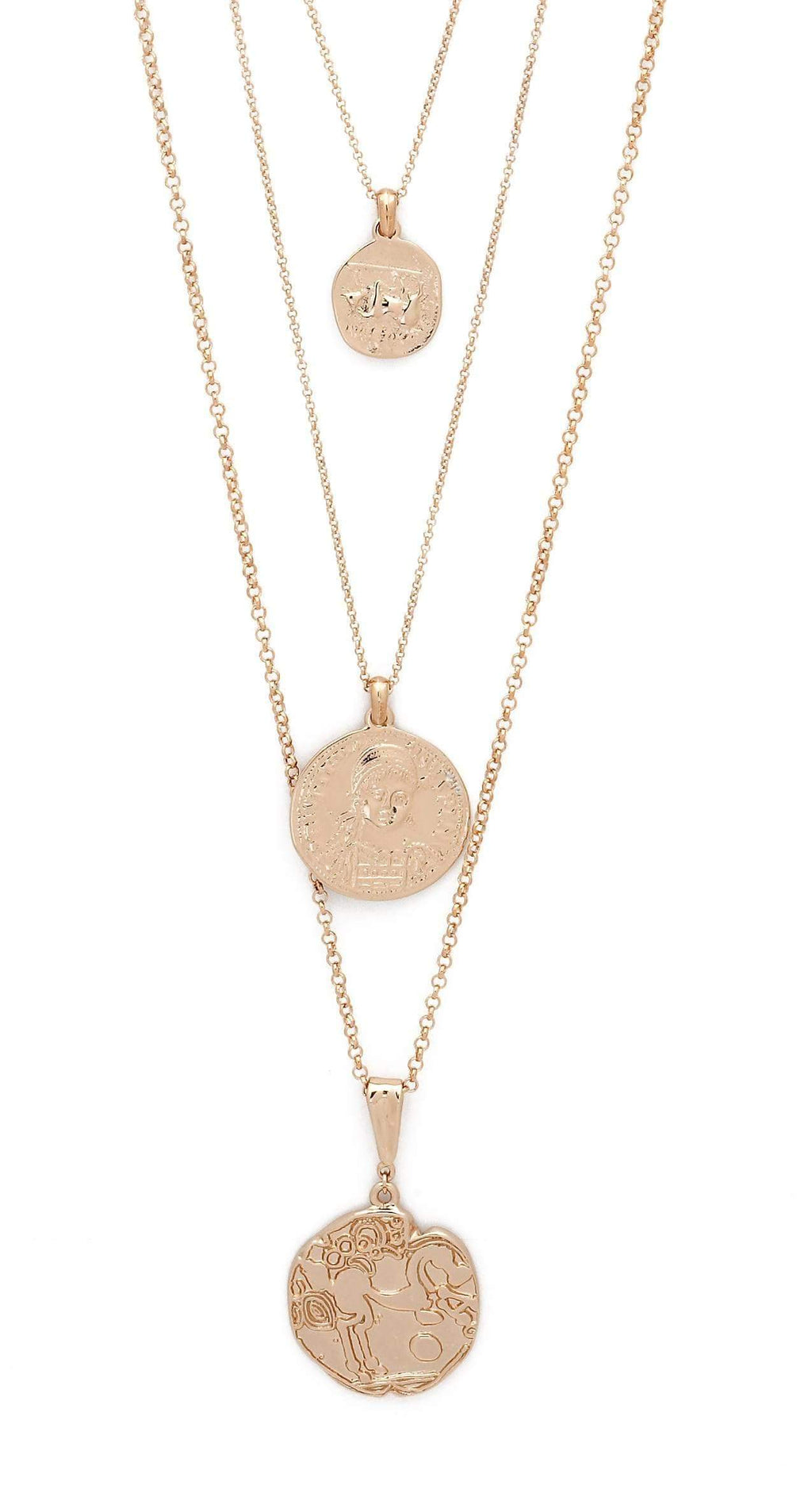 "Artemis Collection" Pink Gold Plated Necklace