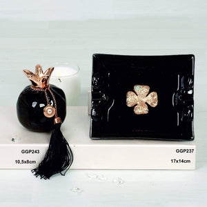 Black Luxe  Ceramic Tabletop