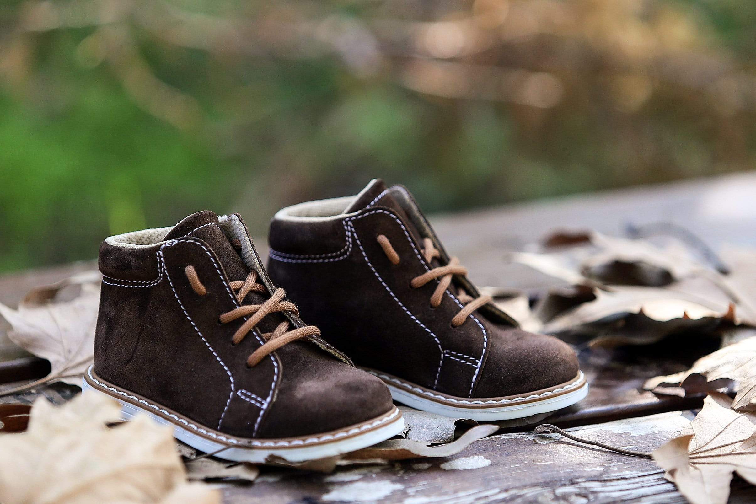 Boys' Brown Booties Baptsim / Christening Shoes