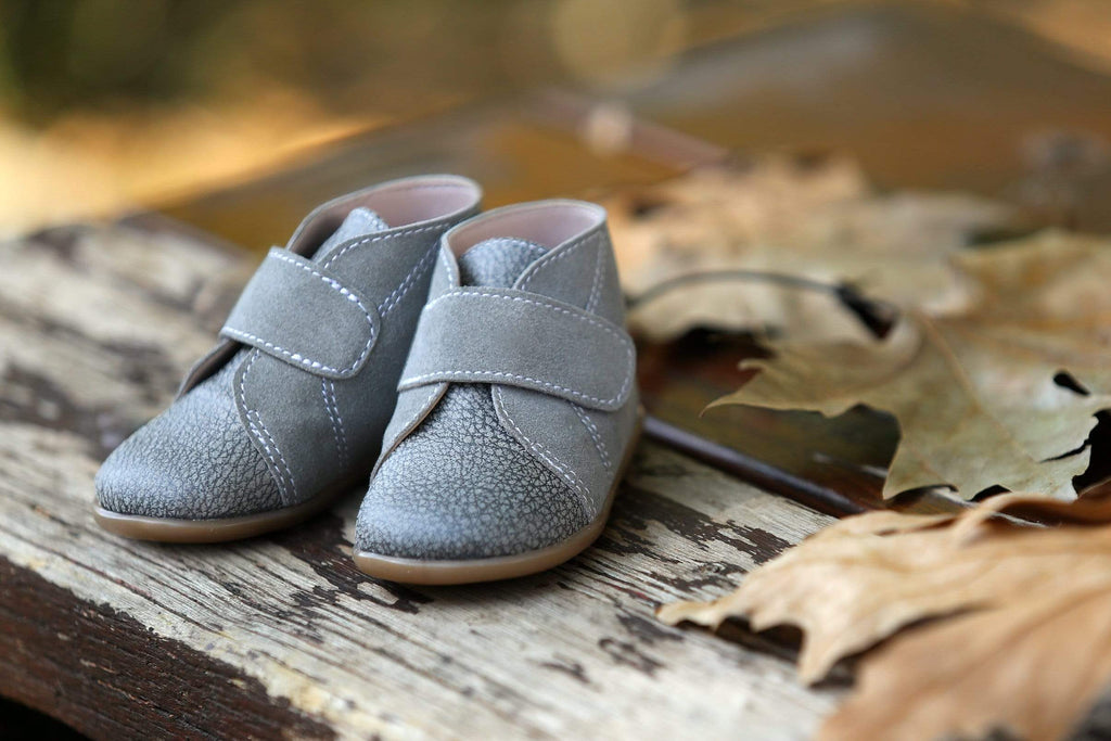 Cloudy Greys Boys' Baptism/ Christening Shoes
