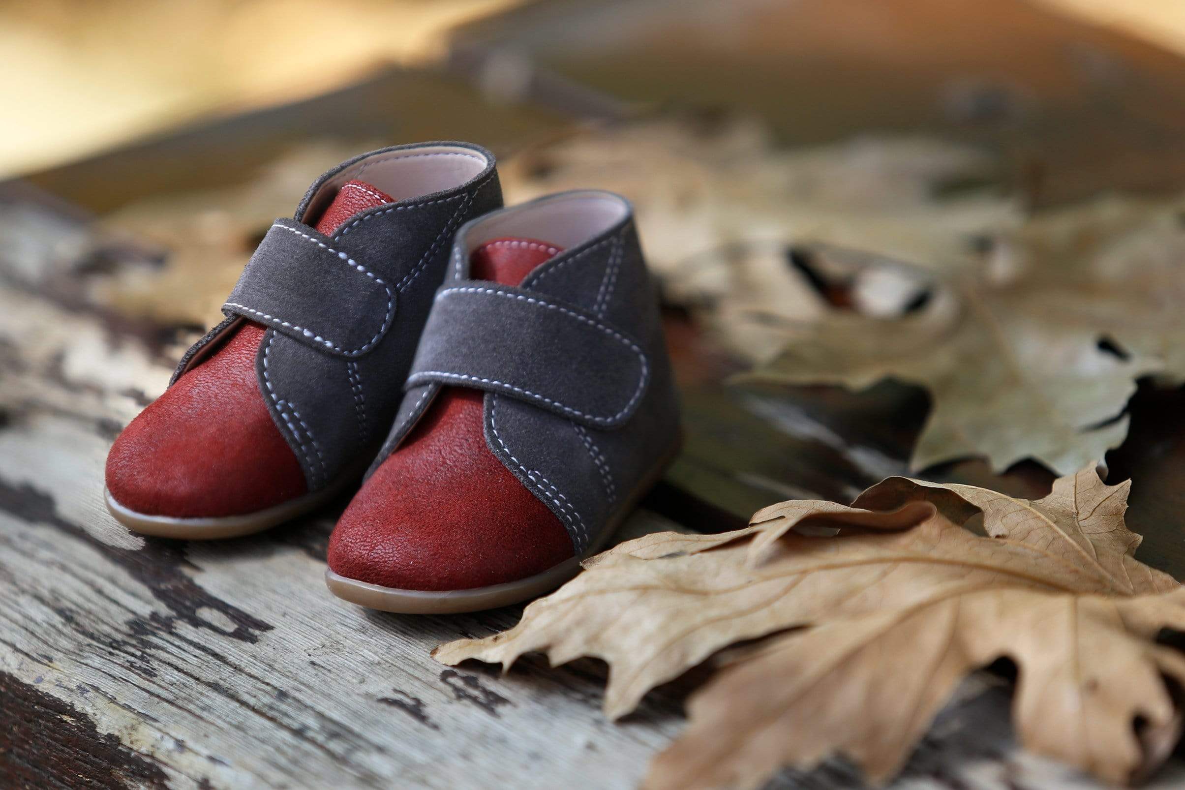 Fall Tones Boy's Winter Collection Baptism / Christening Shoes