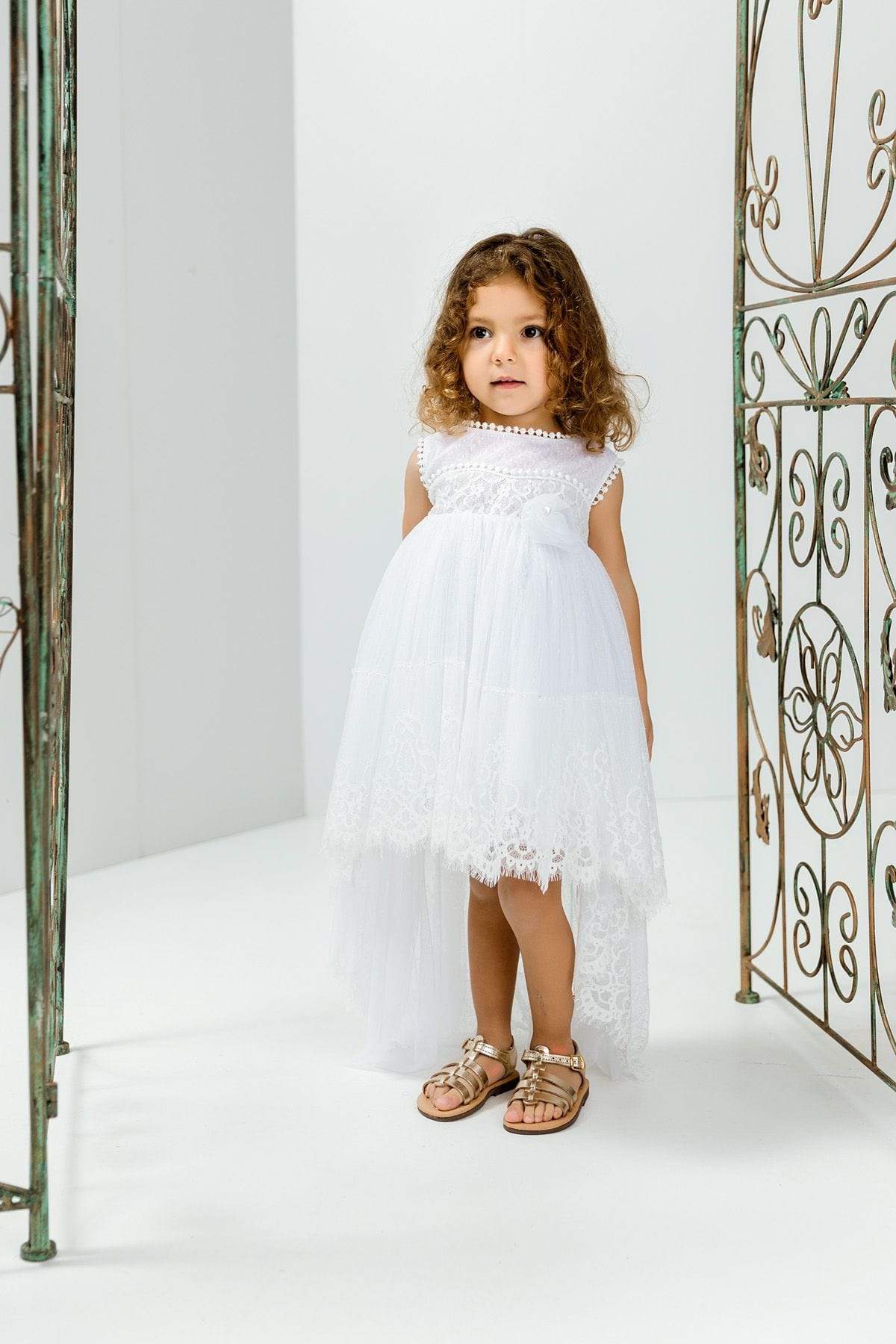All White Lace  Baptism / Christening Dress