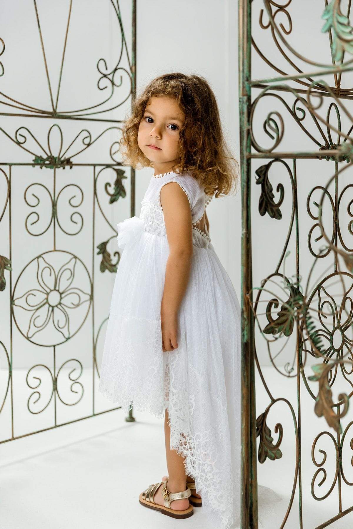 All White Lace  Baptism / Christening Dress