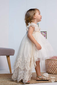 Beautiful Boho Lace Baptism / Christening Dress