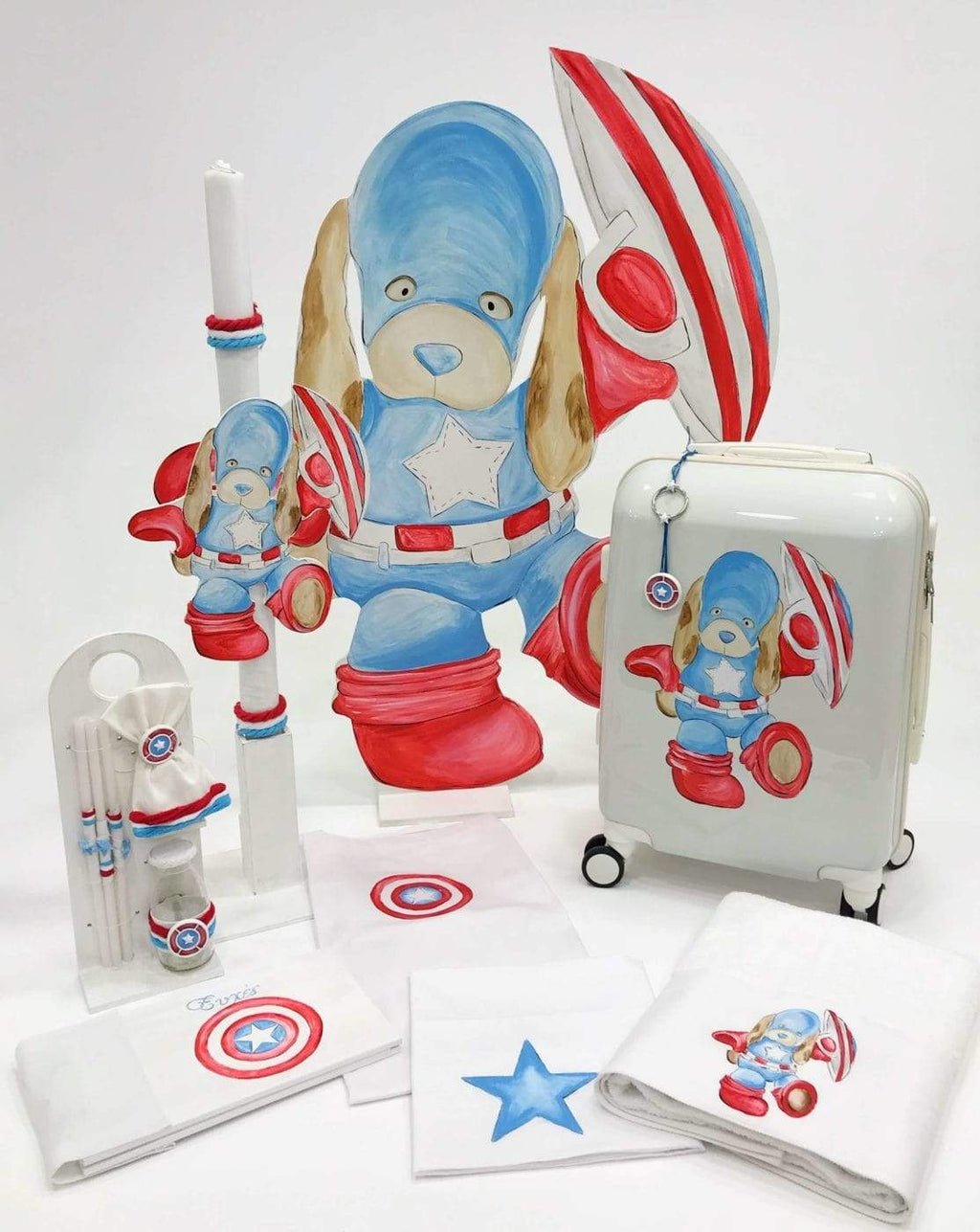 Captain America  Baptism / Christening Set