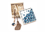Mini Good Luck Blue Gouri  Charm / Pomegranate