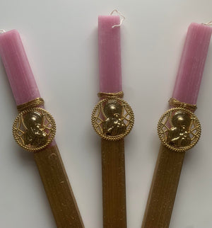 PINK or  RASPBERRY  GOLD DIPPED LAMBADES