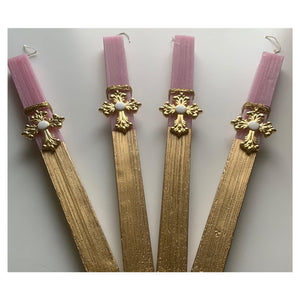 PINK or  RASPBERRY  GOLD DIPPED LAMBADES