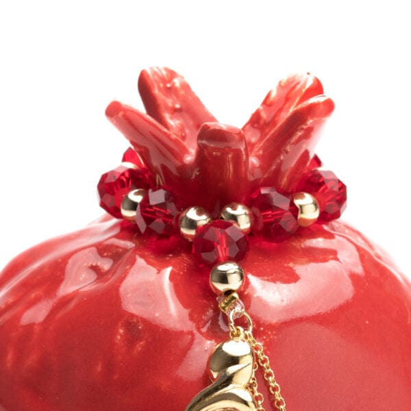 Red Ceramic Rodi / Pomegranate