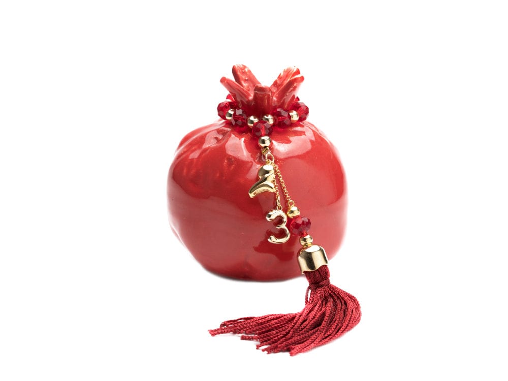 Red Ceramic Rodi / Pomegranate
