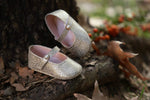 Golden Baby Ballet Baptism / Christening Shoes