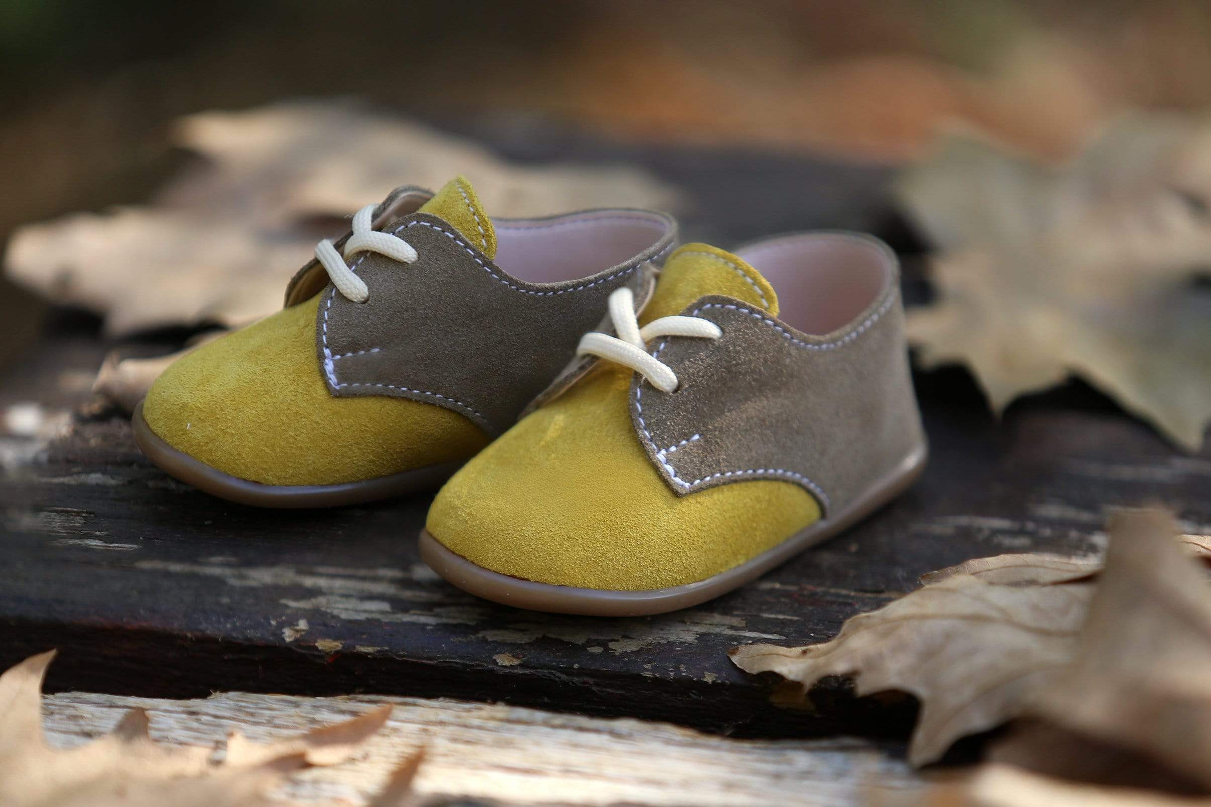 Boys' Mustard Cool  Christening/Baptism Shoes